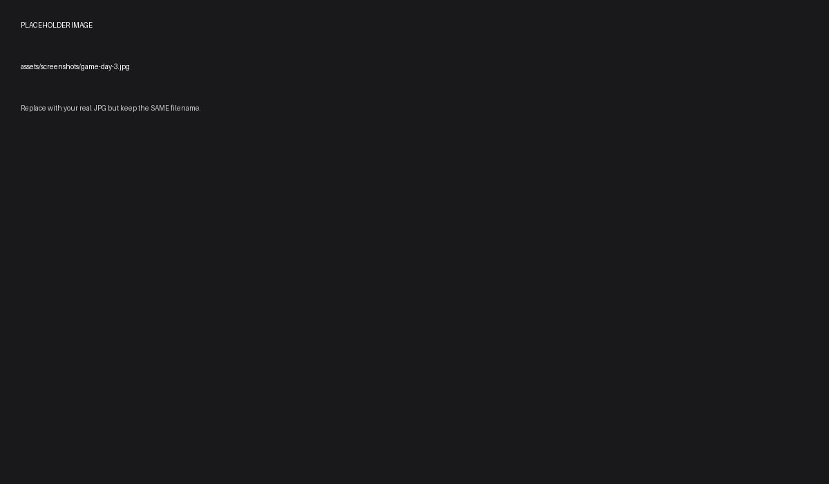 Game Day Organizer screenshot